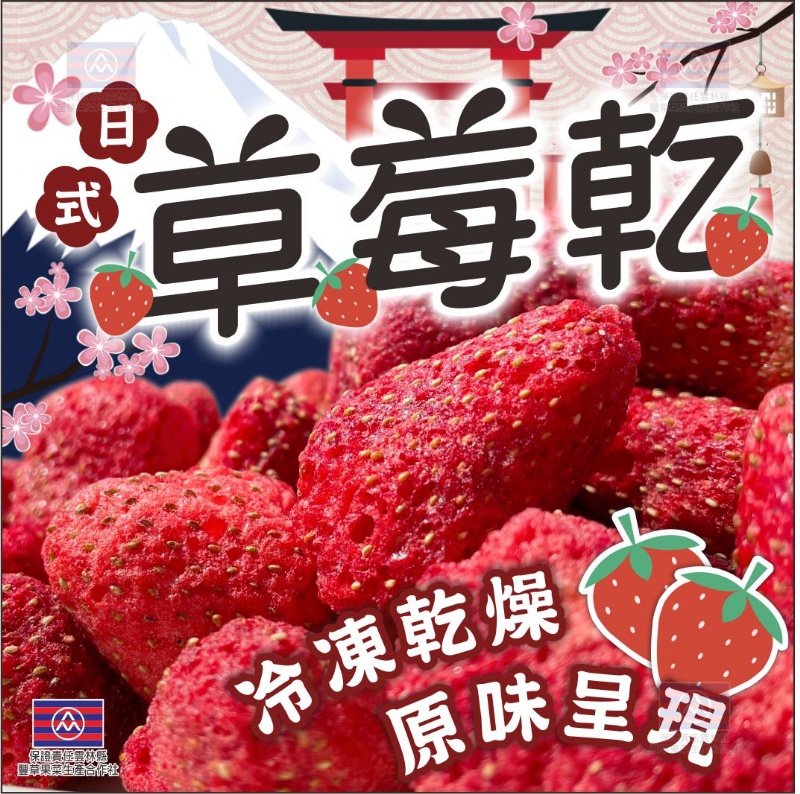 夢幻少女系戀愛酸甜果乾 日式草莓乾